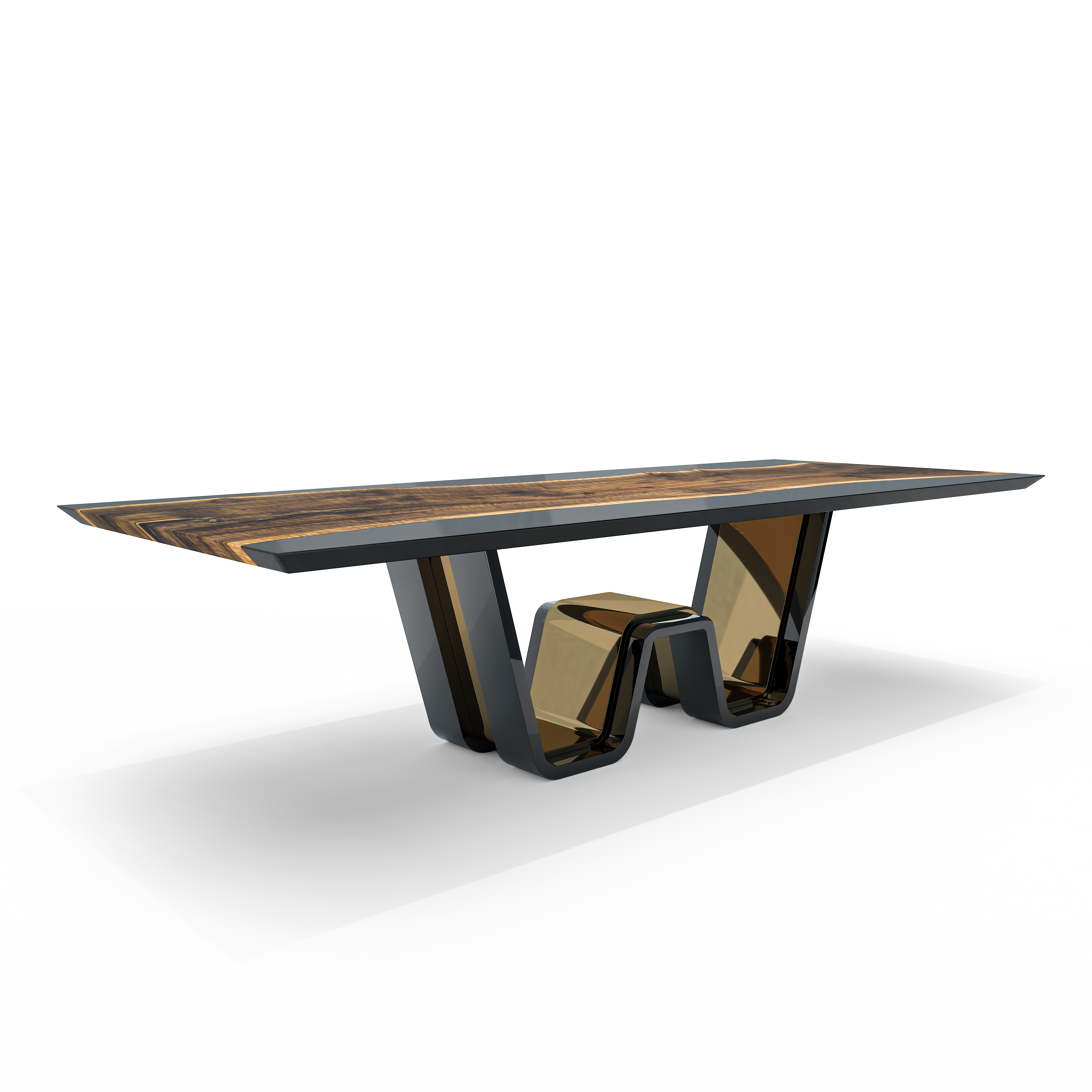 Eldoris Walnut Wood Dining Table