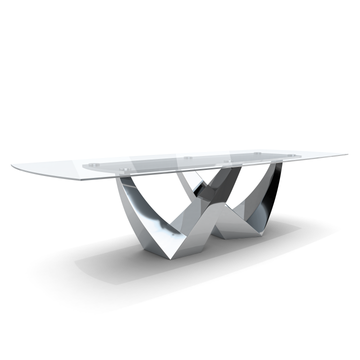 Ezio Glass Dining Table - ARDITI COLLECTION®