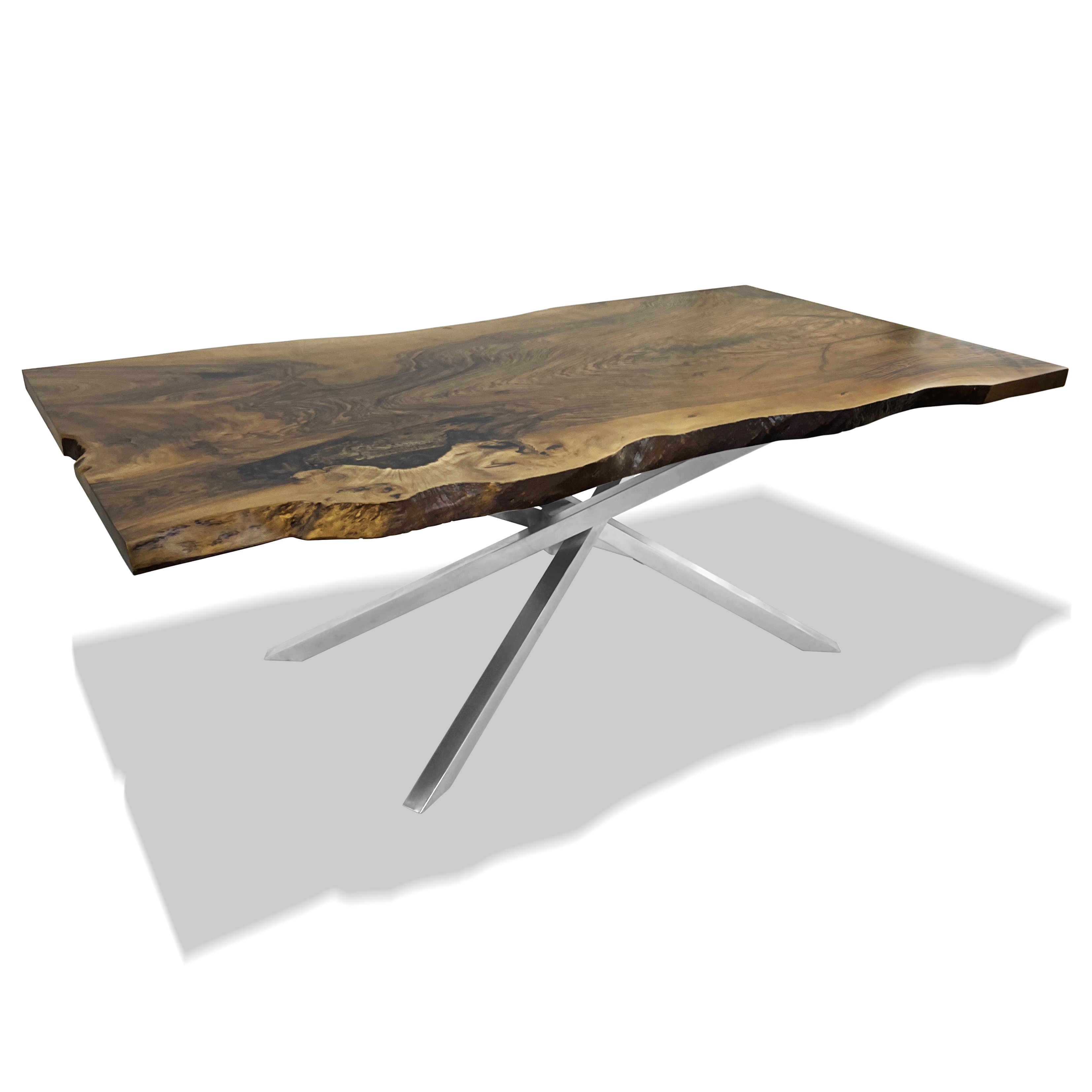 Astrea Live Edge Walnut Dining Table