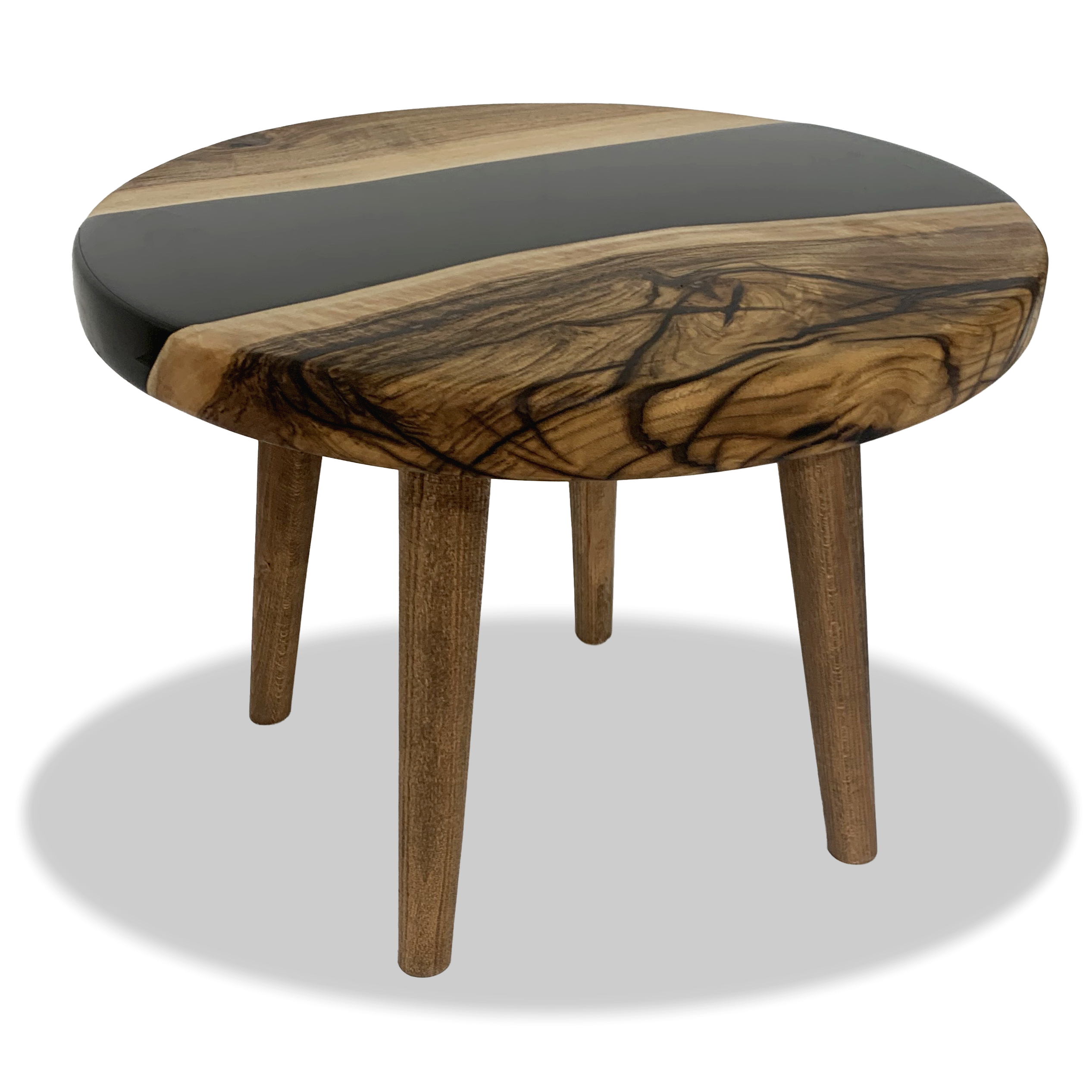 Black Gamba di Legno Walnut Wood Coffee Table