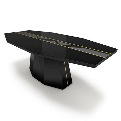 Black Line River Dining Table