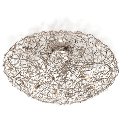 Crystal Waters Ceiling Lamp Round