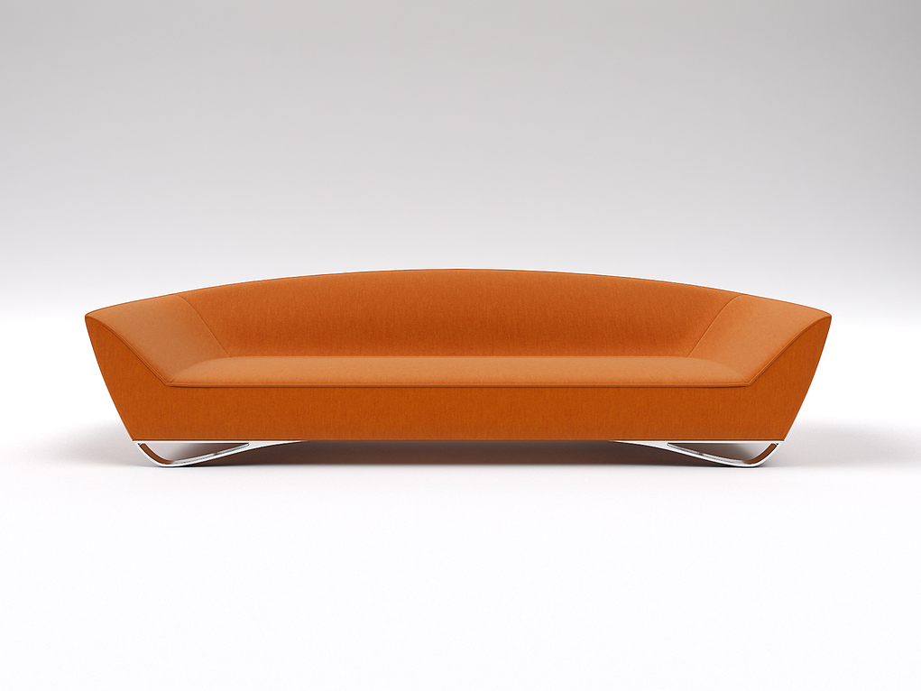 F1 Orange Modern Sofa