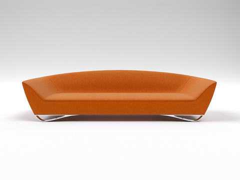 F1 Orange Modern Sofa