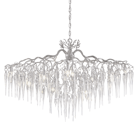 Hollywood Icicles Chandelier Oval