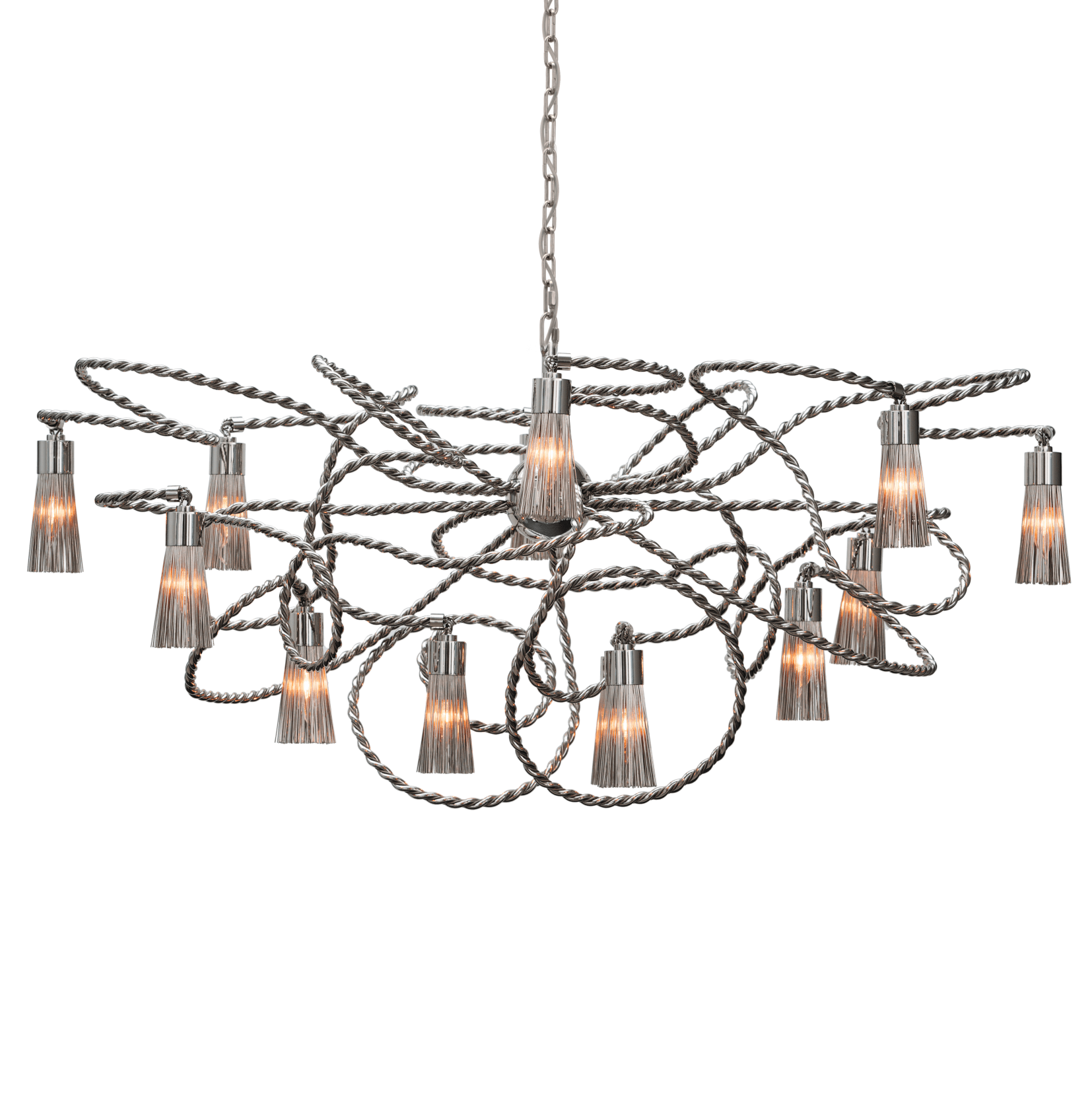 Sultans Of Swing Chandelier Oval