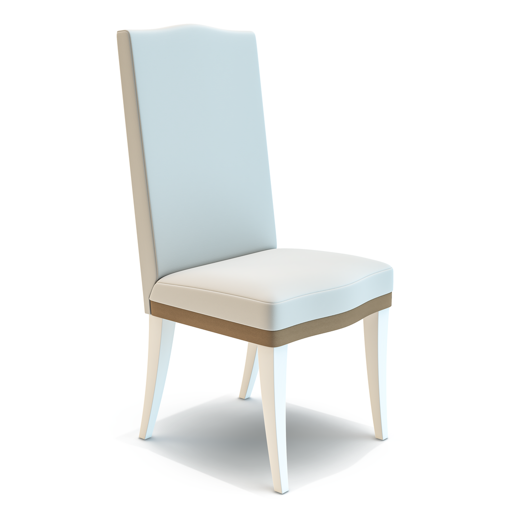 white fino dining chair, dining chair, modern dining chair, white dining chair, fabric dining chair, wood dining chair, varnished dining chair