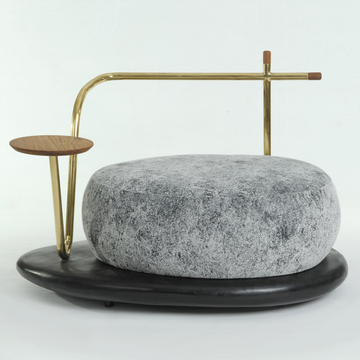 Zen Stones - Pouf - www.arditicollection.com - Pouf, dining tables, dining chairs, buffets sideboards, kitchen islands counter tops, coffee tables, end side tables, center tables, consoles, accent chairs, sofas, tv stands, cabinets, bookcases, poufs benches, chandeliers, hanging lights, floor lamps, table desk lamps, wall lamps, decorative objects, wall decors, mirrors, walnut wood, olive wood, ash wood, silverberry wood, hackberry wood, chestnut wood, oak wood